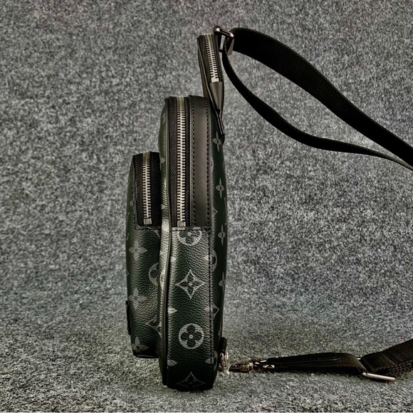 Louis Vuitton Black and Gray Monogram Backpack - Picture 3 of 6